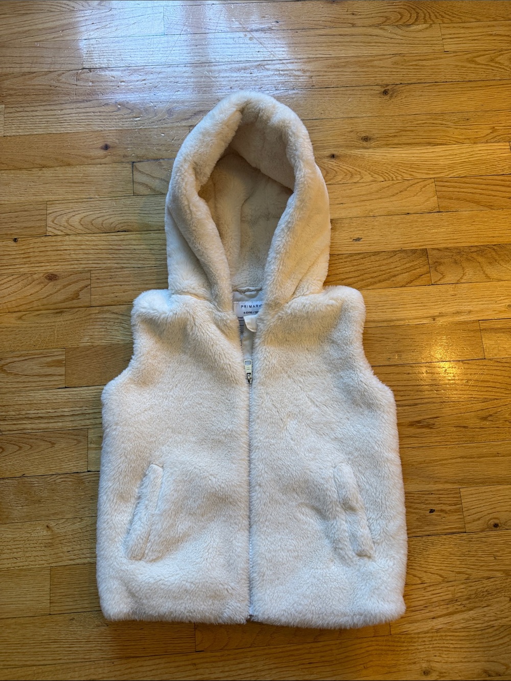 Cozy Cream Faux Fur Hooded Vest